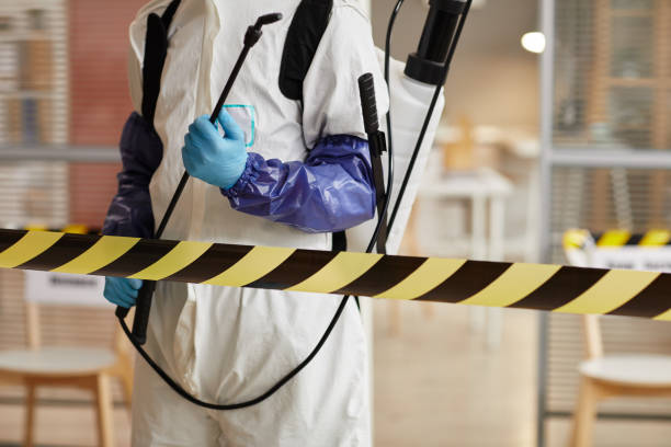 Professional Blood Cleanup technician working in Oakville, WA